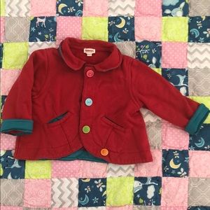 Catimini red jacket 18 mo
